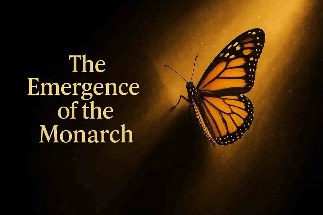 Illustrations of The Emergence of The Monarch | From Shadow to Sovereignty