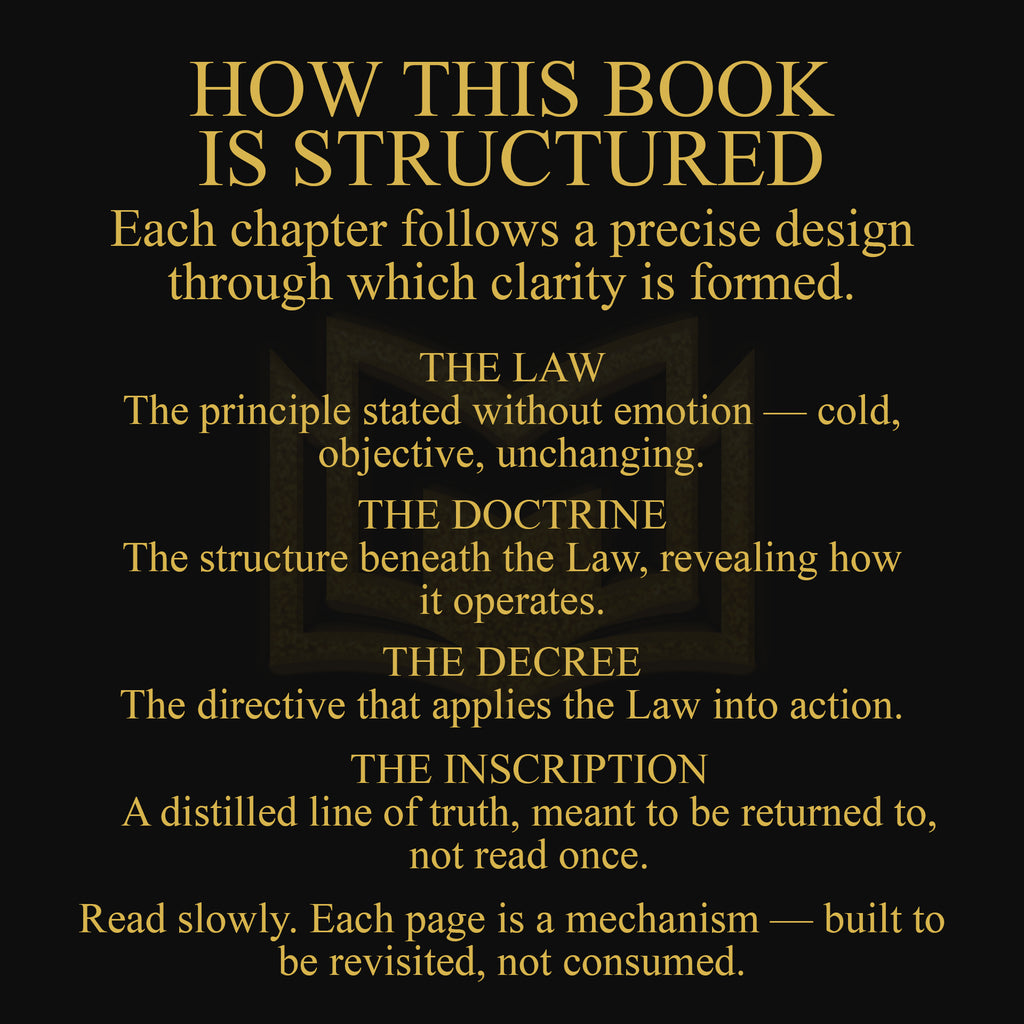 the book structured of Book of Laws