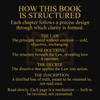 the book structured of Book of Laws