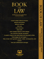 Behind cover of Book of Laws