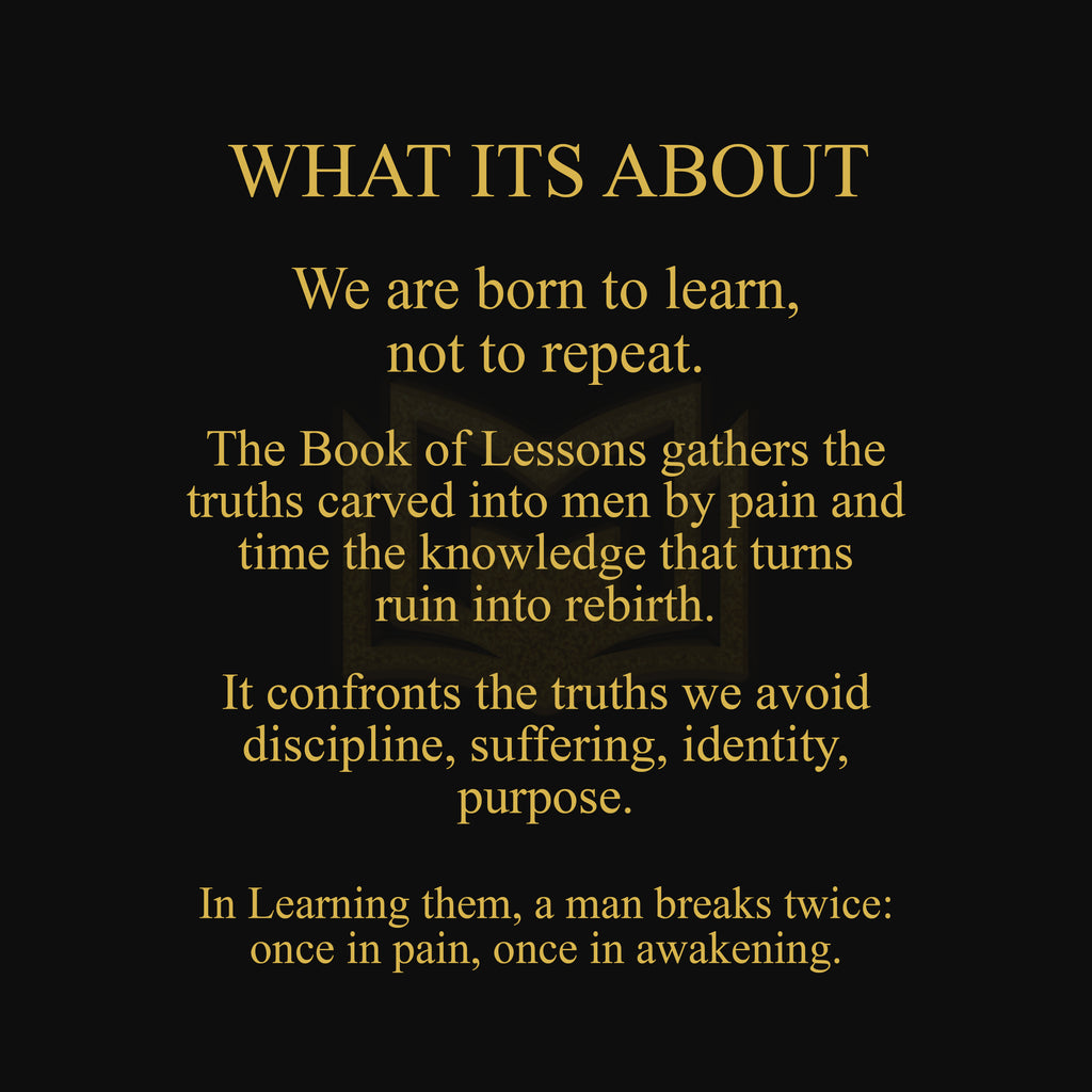 informations about Book Of Lessons